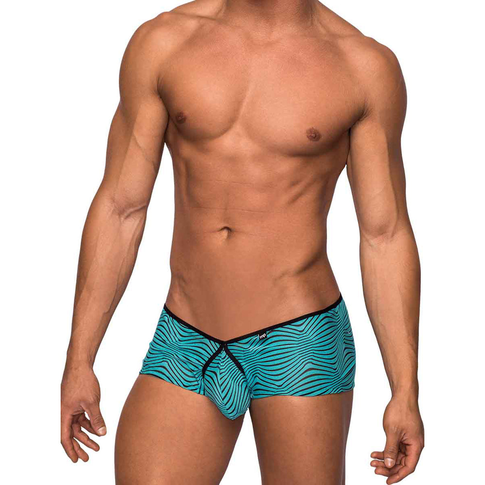 Tranquil Abyss Micro Mini Short Seafoam/Blk X-Large | 845830073790 | Available at EroticWarehouse.com