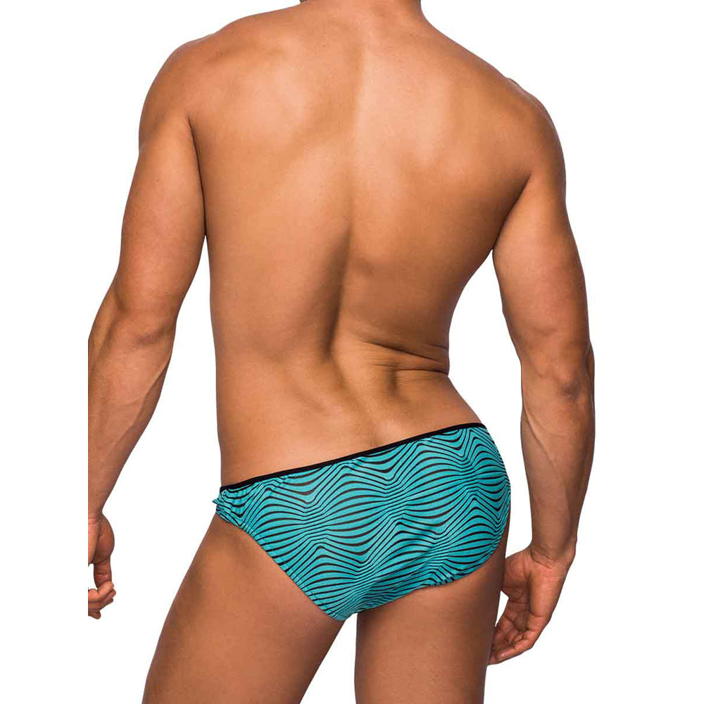 Tranquil Abyss Mini Bikini Seafoam/Blk X-Large | 845830073912 | Available at EroticWarehouse.com