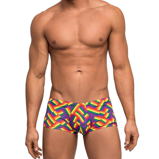 Pride Fest Mini Short Print S | 845830074551 | Available at EroticWarehouse.com