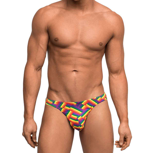 Pride Fest Bong Thong Print L/Xl | 845830074605 | Available at EroticWarehouse.com