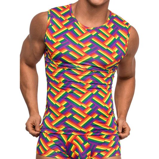 Pride Fest Fitness Tank Print Xl | 845830074667 | Available at EroticWarehouse.com