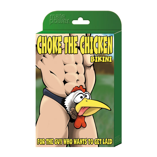Novelty Choke The Chicken Bikini Black One Size | 845830080231 | Available at EroticWarehouse.com