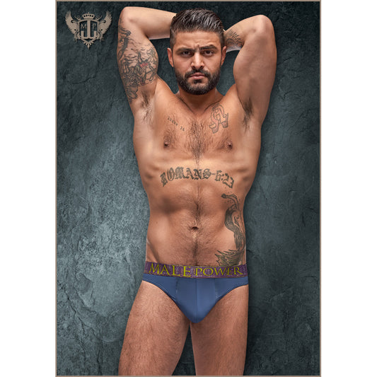 Avant-Garde Enhancer Thong Antique Blue L/Xl | 845830080910 | Available at EroticWarehouse.com