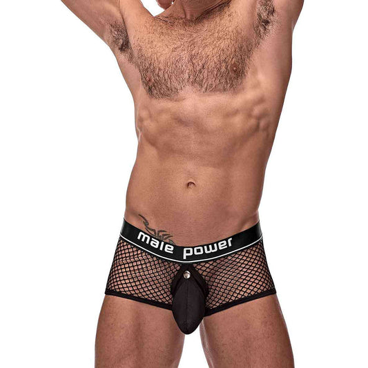 Cock Pit Net Mini Cock Ring Short Black L | 845830084031 | Available at EroticWarehouse.com