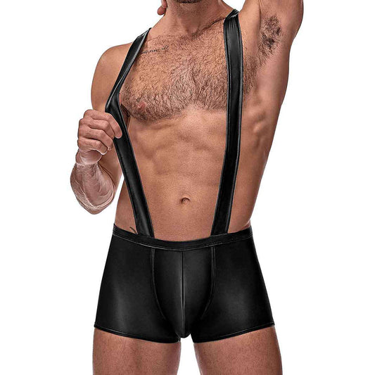 Cage Matte Cage Back Singlet Black S/M | 845830084253 | Available at EroticWarehouse.com