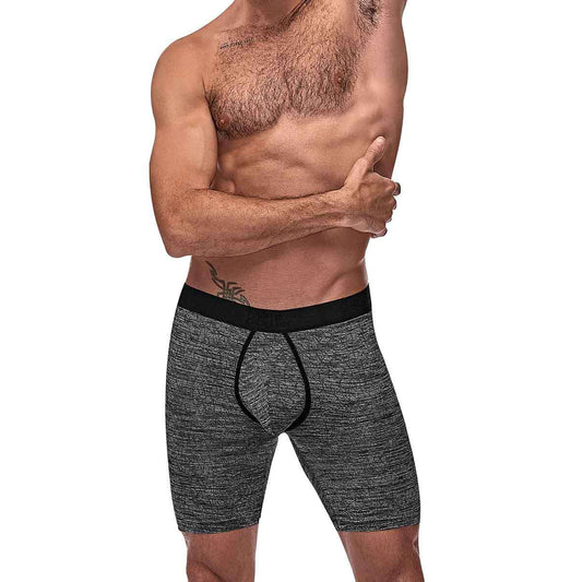 Peak Performance Long Leg Short Grey Small | 845830084390 | Available at EroticWarehouse.com