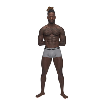 Sexagon Mini Short Grey Medium | 845830086349 | Available at EroticWarehouse.com