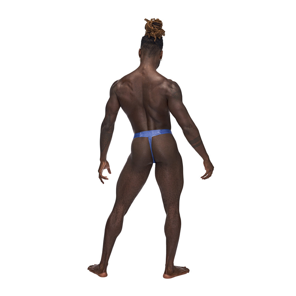 Sexagon Micro V Thong Royal S/M | 845830086455 | Available at EroticWarehouse.com