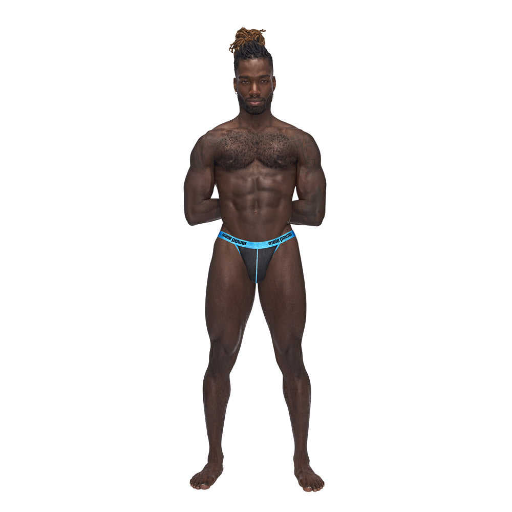 Casanova Uplift Thong Black S/M | 845830086615 | Available at EroticWarehouse.com