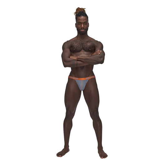 Casanova Uplift Jock Grey L/Xl | 845830086660 | Available at EroticWarehouse.com