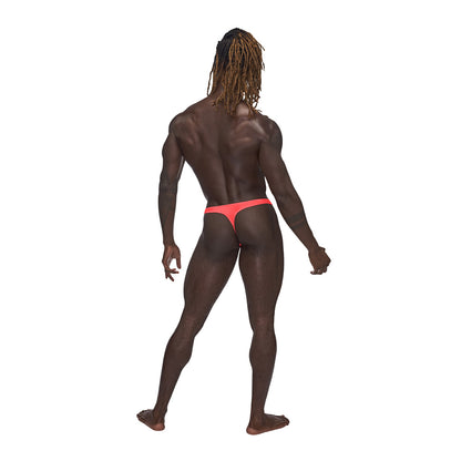 Barely There Bong Thong Coral L/Xl | 845830086882 | Available at EroticWarehouse.com