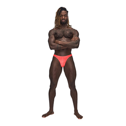 Barely There Bong Thong Coral S/M | 845830086899 | Available at EroticWarehouse.com