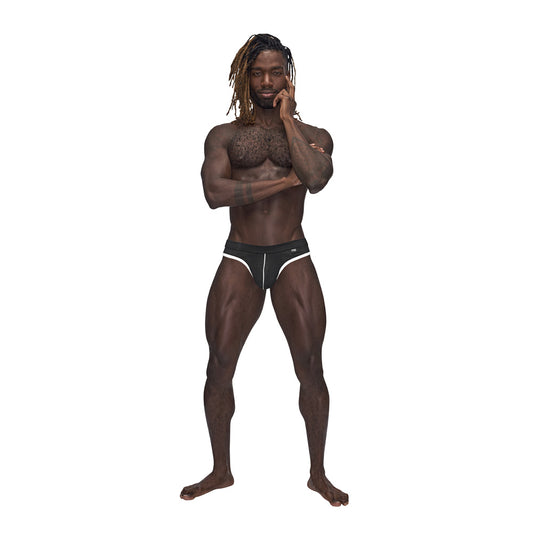Sport Thong Black L/Xl | 845830087025 | Available at EroticWarehouse.com