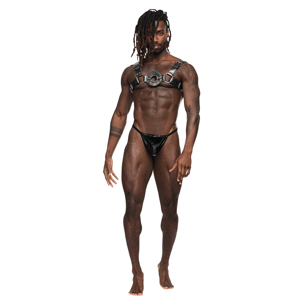 Libra Leather Harness | 845830087179 | Available at EroticWarehouse.com