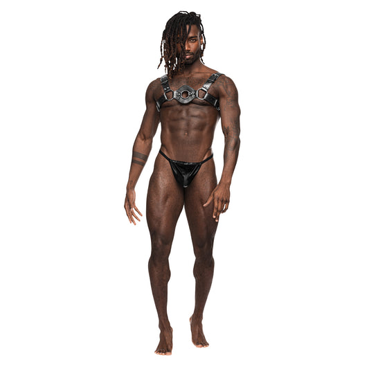 Libra Leather Harness | 845830087179 | Available at EroticWarehouse.com