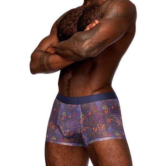 Sheer Prints Seamless Sheer Short Splatter Medium | 845830089487 | Available at EroticWarehouse.com