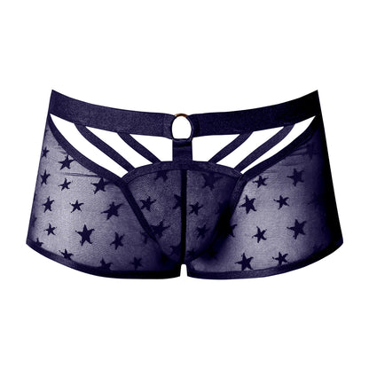 Love Star Short W/ Ring Purple X-Large | 845830093286 | Available at EroticWarehouse.com