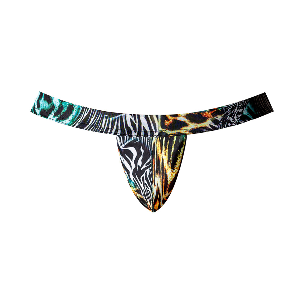 Go Wild! Sport Jock Multi Animal L/XL | 845830093743 | Available at EroticWarehouse.com
