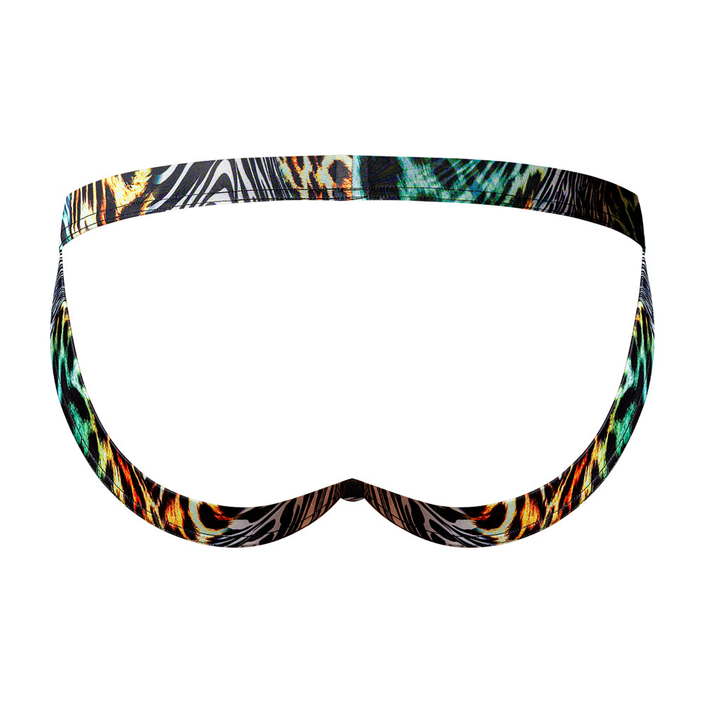 Go Wild! Sport Jock Multi Animal L/XL | 845830093743 | Available at EroticWarehouse.com