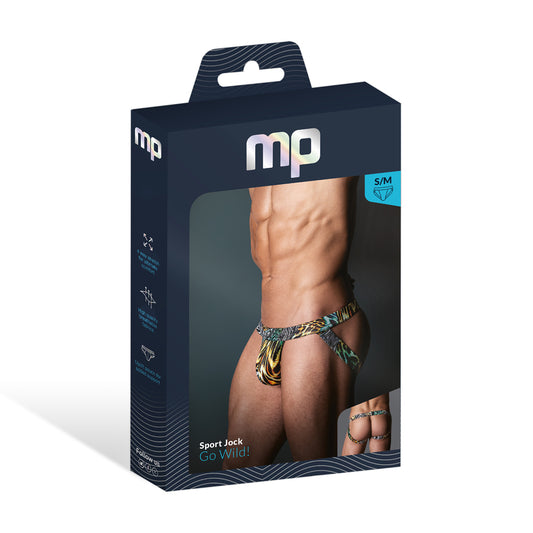 Go Wild! Sport Jock Multi Animal L/XL | 845830093743 | Available at EroticWarehouse.com