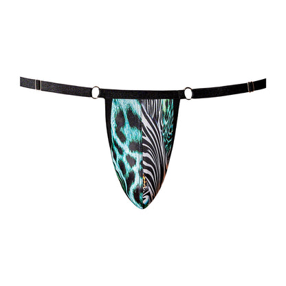 Go Wild! Adjustable G-String Multi Animal One Size | 845830093774 | Available at EroticWarehouse.com
