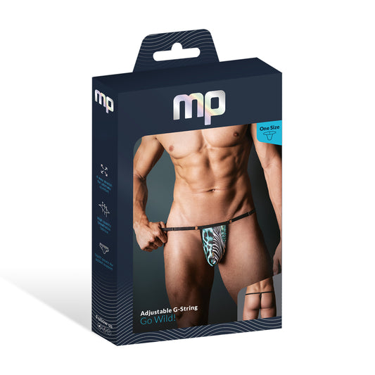 Go Wild! Adjustable G-String Multi Animal One Size | 845830093774 | Available at EroticWarehouse.com