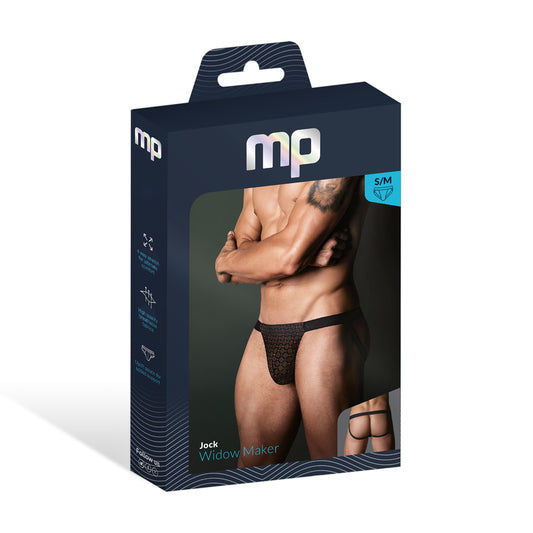 Widow Maker Classic Jock Black S/M | 845830093828 | Available at EroticWarehouse.com