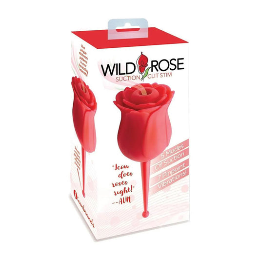 Wild Rose Le Point Rechargeable Silicone Suction Vibrator | 847841017053 | Available at EroticWarehouse.com