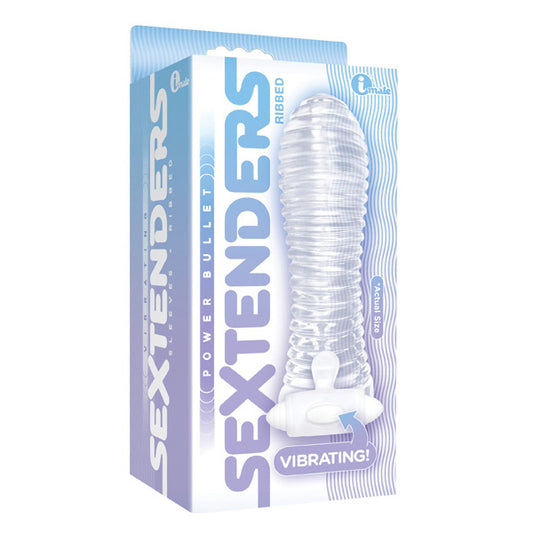 The 9's Vibrating Sextenders Ribbed | 847841025102 | Available at EroticWarehouse.com