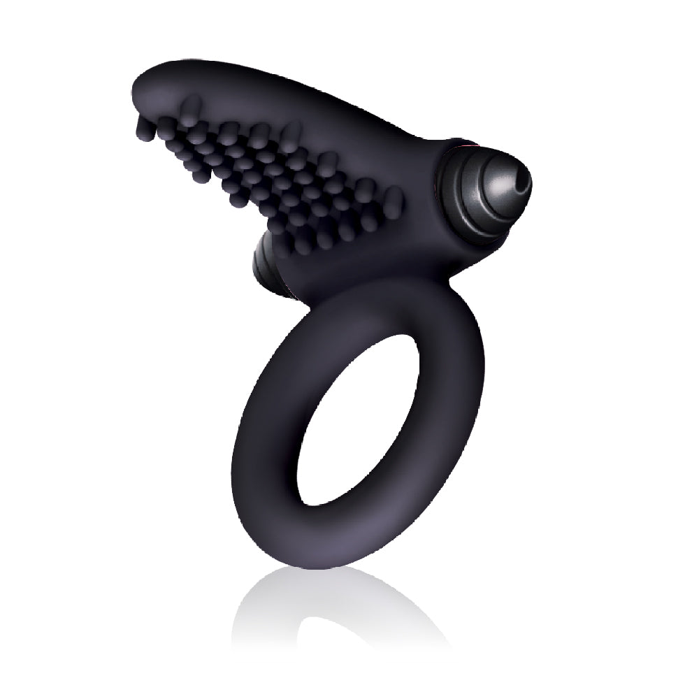 The 9's S-Bullet Ring Tongue Silicone | 847841026055 | Available at EroticWarehouse.com