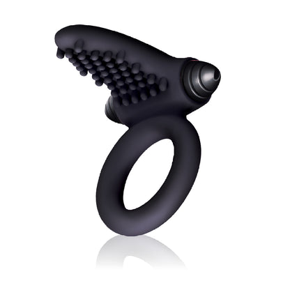 The 9's S-Bullet Ring Tongue Silicone | 847841026055 | Available at EroticWarehouse.com