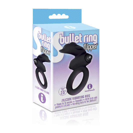The 9's S-Bullet Ring Flipper Silicone | 847841026062 | Available at EroticWarehouse.com