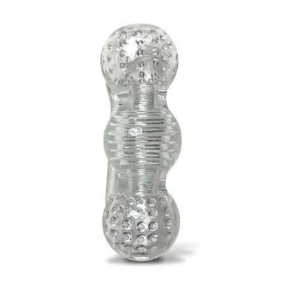 The 9's Clear Stroke Threeway Masturbator | 847841026277 | Available at EroticWarehouse.com