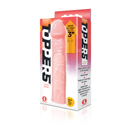 The 9's Toppers Natural Extender Sleeve | 847841026291 | Available at EroticWarehouse.com