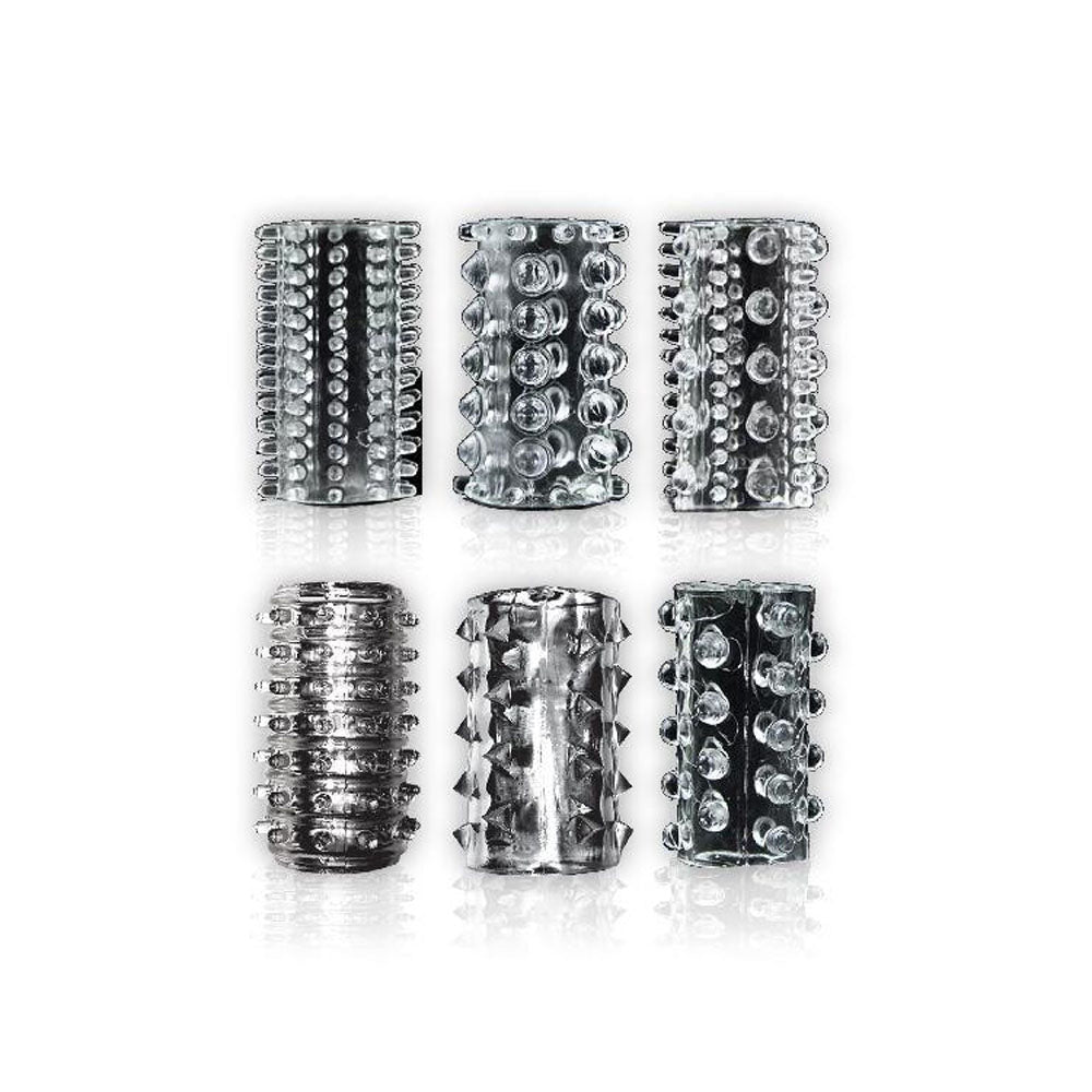 The 9's Crystalline 6 Pack Clear | 847841026406 | Available at EroticWarehouse.com