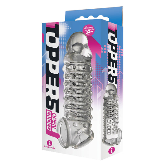 The 9's Toppers Penis Extender Clear | 847841026758 | Available at EroticWarehouse.com