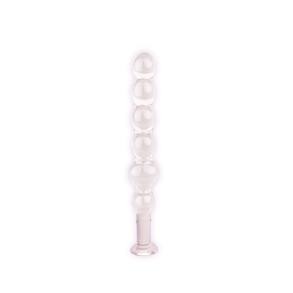 The 9's Glass Thins Elliptical Glass Plug | 847841026857 | Available at EroticWarehouse.com