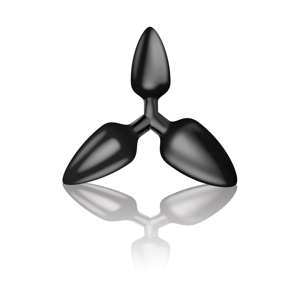 The 9's Triad 3 Way Butt Plug Smooth | 847841026949 | Available at EroticWarehouse.com
