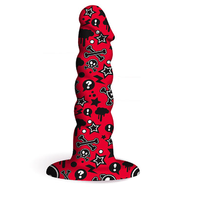 Goth Girl Twisted Silicone Dildo | 847841090025 | Available at EroticWarehouse.com