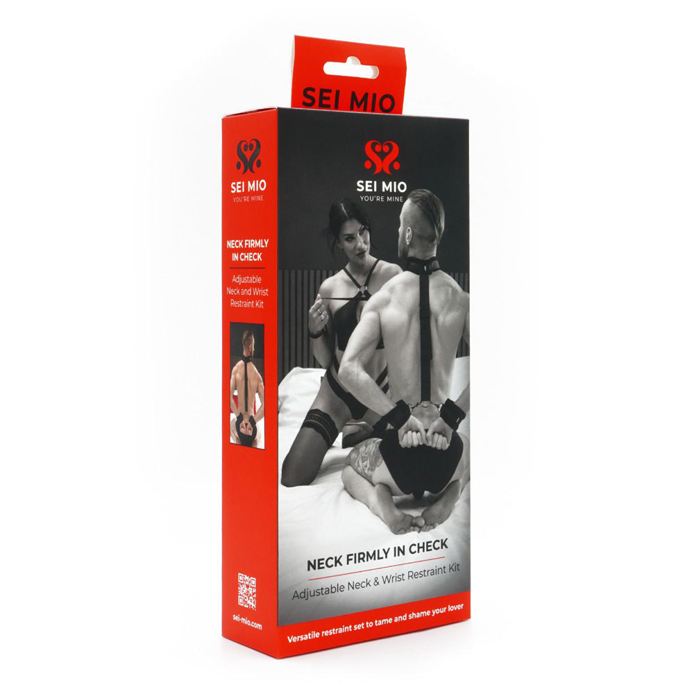 Sei Mio Neck Firmly In Check Restraint Kit | 847878001551 | Available at EroticWarehouse.com