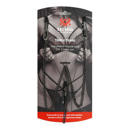 Sei Mio Triple Tease Clamp Set | 847878002404 | Available at EroticWarehouse.com