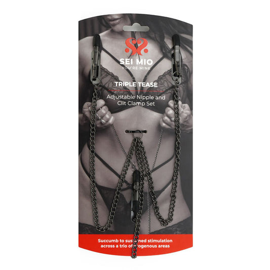 Sei Mio Triple Tease Clamp Set | 847878002404 | Available at EroticWarehouse.com