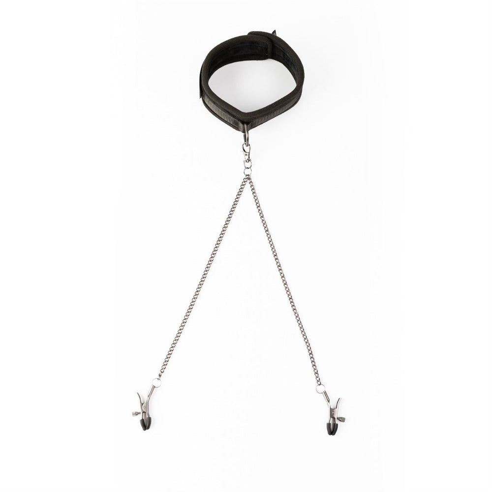 Sei Mio Twin Tweaks Collar And Clamps | 847878002428 | Available at EroticWarehouse.com