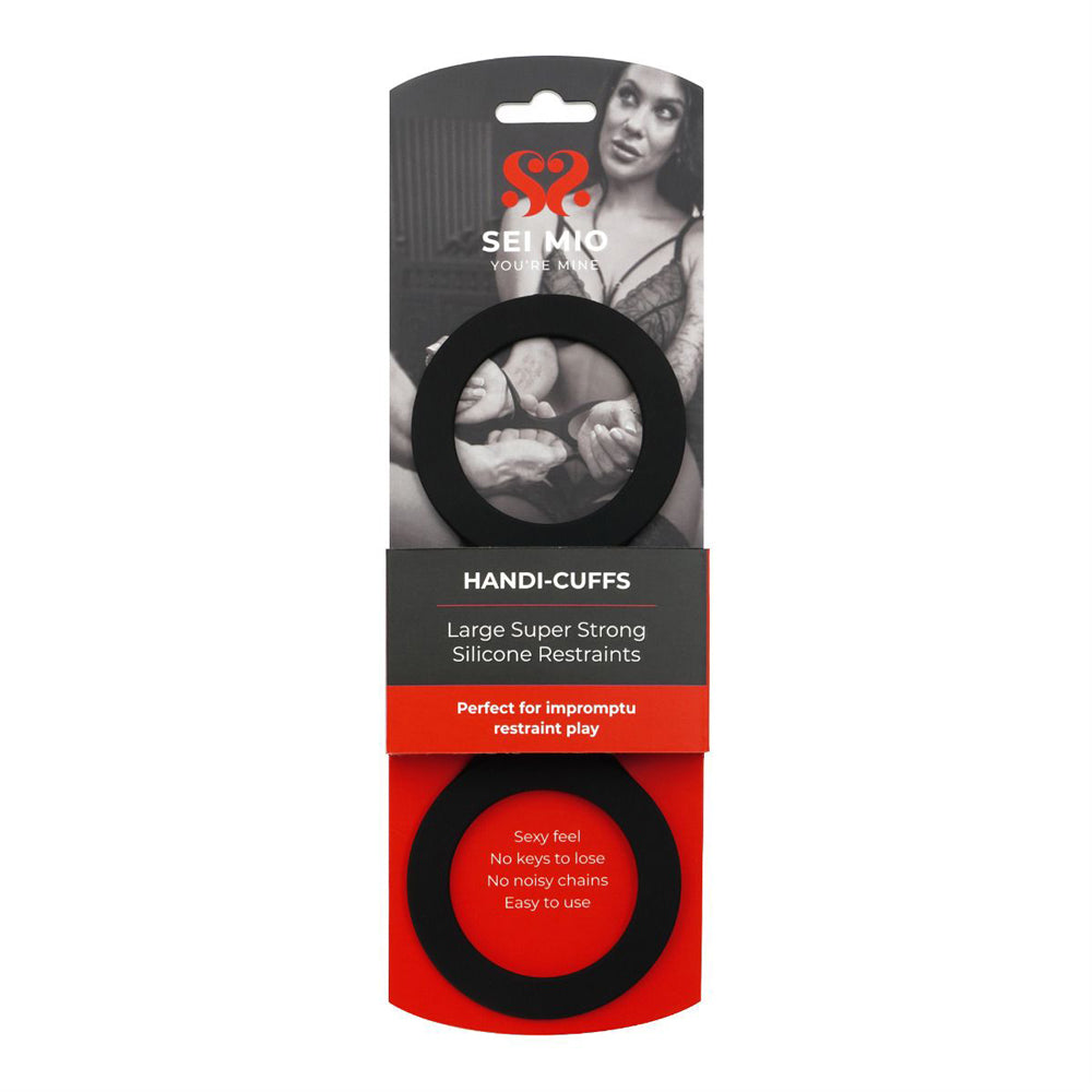 Sei Mio Handi-Cuffs Large Silicone Restraints | 847878002442 | Available at EroticWarehouse.com