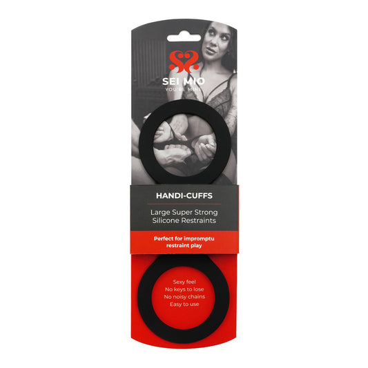 Sei Mio Handi-Cuffs Large Silicone Restraints | 847878002442 | Available at EroticWarehouse.com