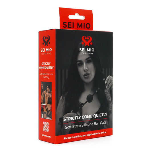 Sei Mio Strictly Come Quietly Ball Gag | 847878002725 | Available at EroticWarehouse.com