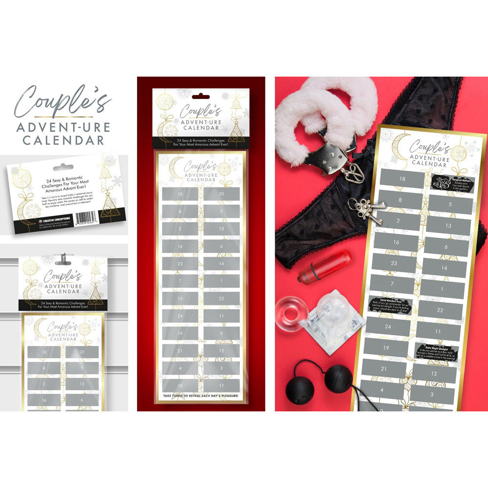 The Couple's Advent-Ure Scratch Calendar | 847878004347 | Available at EroticWarehouse.com