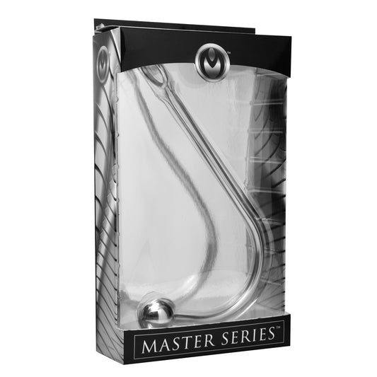 Master Series Hooked Stainless Steel Anal Hook | 848518000422 | Available at EroticWarehouse.com