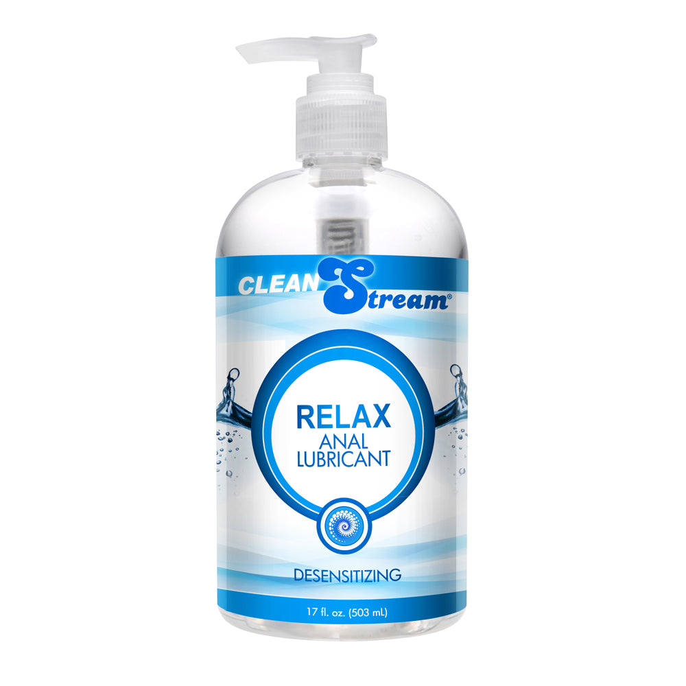 Clean Stream Relax Desensitizing Anal Lube 17.5oz. | 848518001252 | Available at EroticWarehouse.com