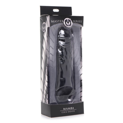 Masters Series Mamba Cock Sheath Black | 848518009333 | Available at EroticWarehouse.com